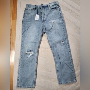 Distressed Denim Jeans